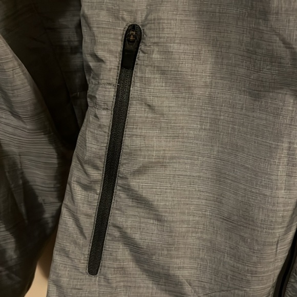 Nike Gray High Collar Lughtweight Jacket Convertible Vest XS - Picture 3 of 16
